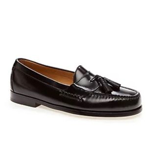 Cole Haan Men's Black Pinch Tassel Loafers, New, 10D